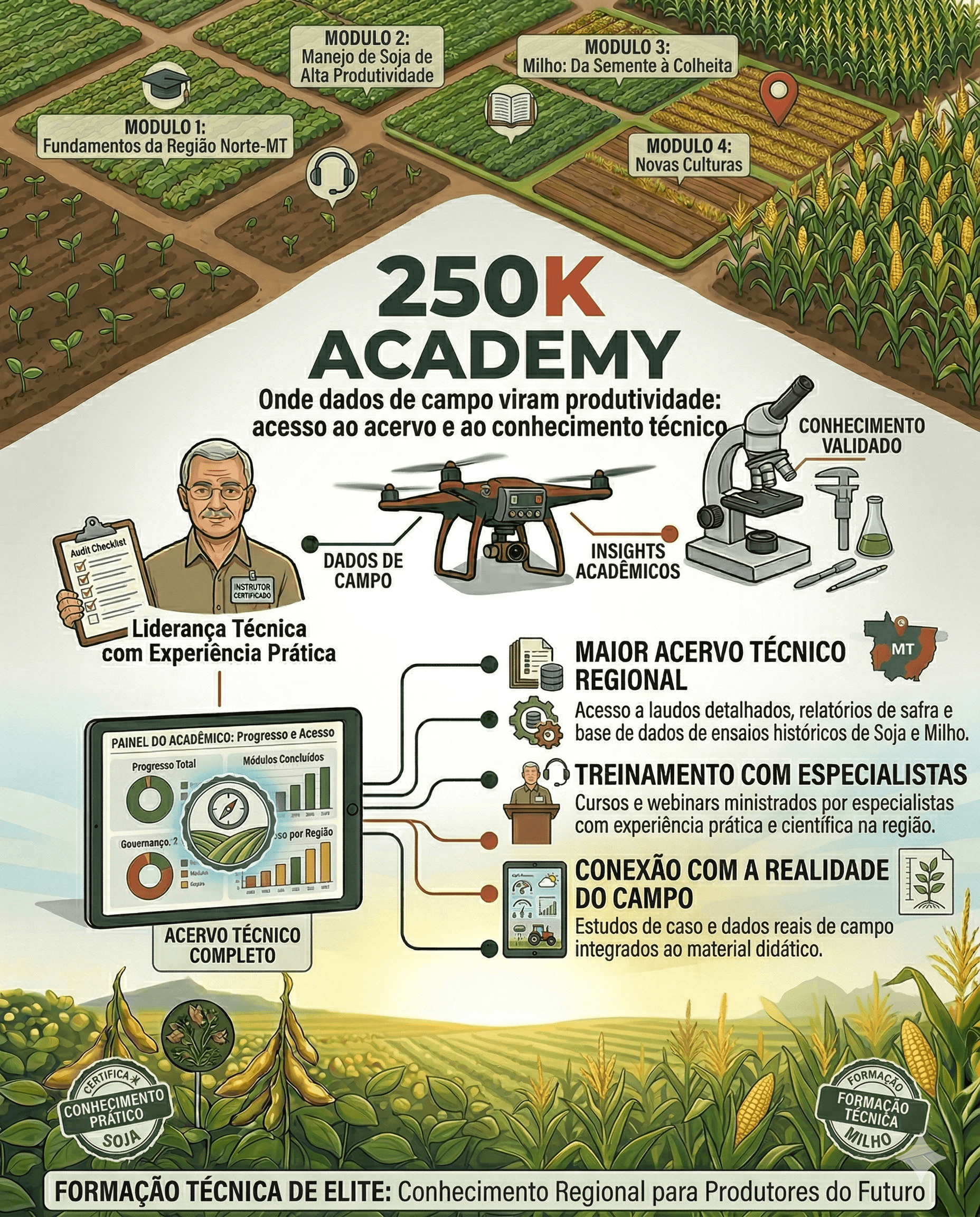 Dados de campo e produtividade