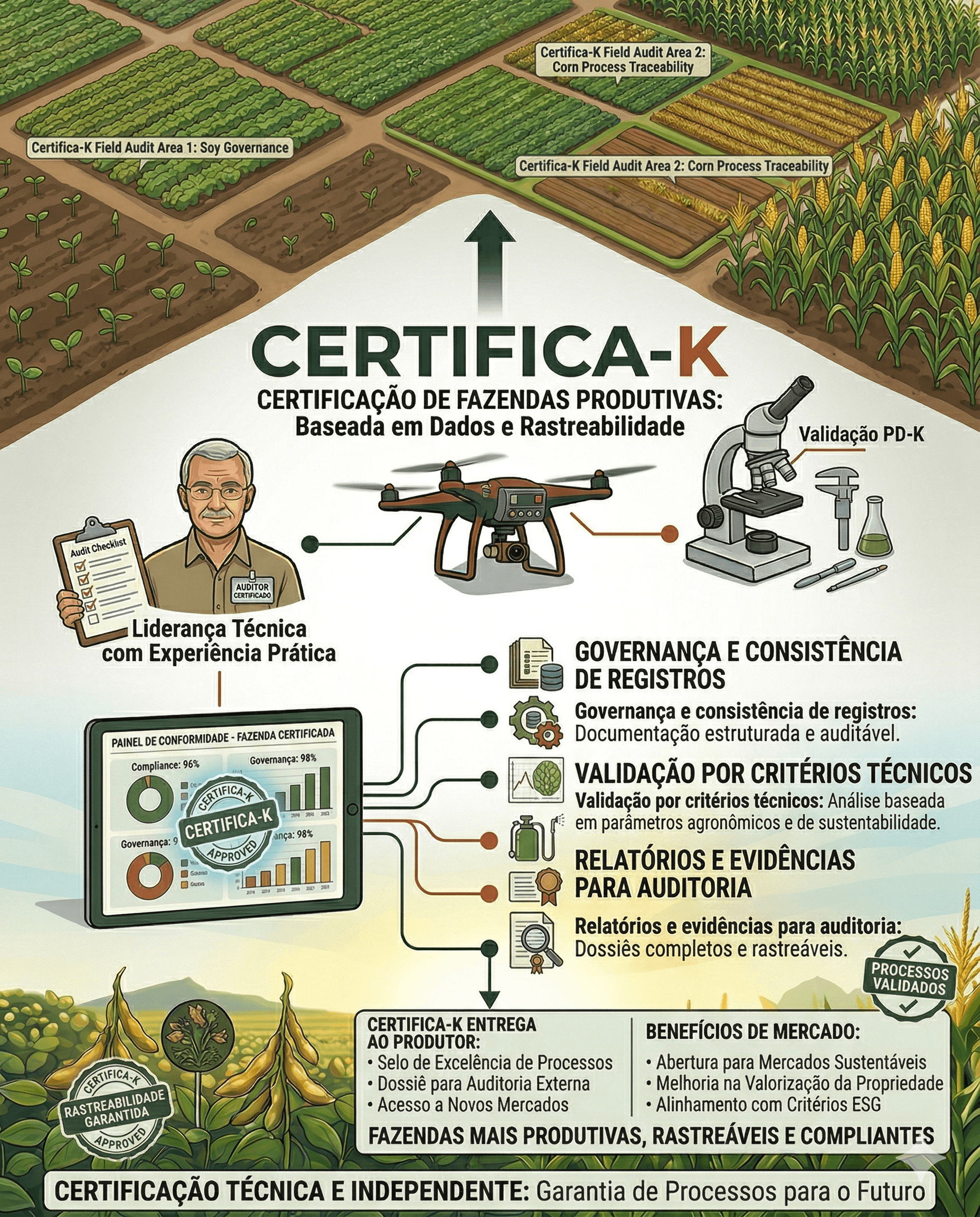 Certificação de fazendas produtivas